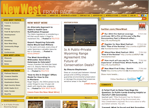 NewWest homepage NewWest homepage